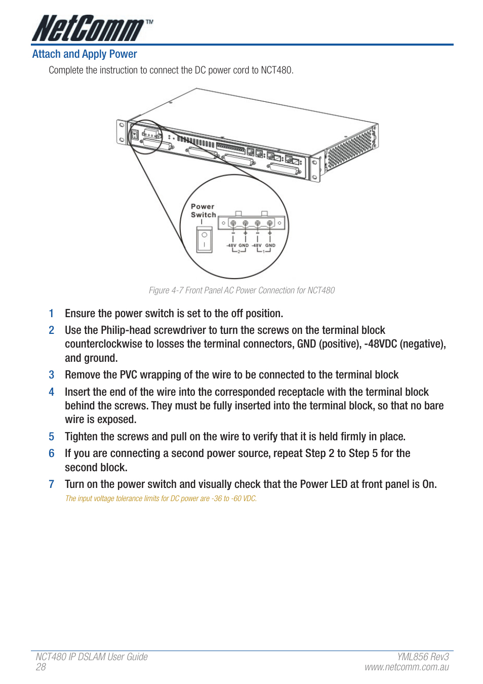 NetComm IP DSLAM NCT480 User Manual | Page 28 / 164