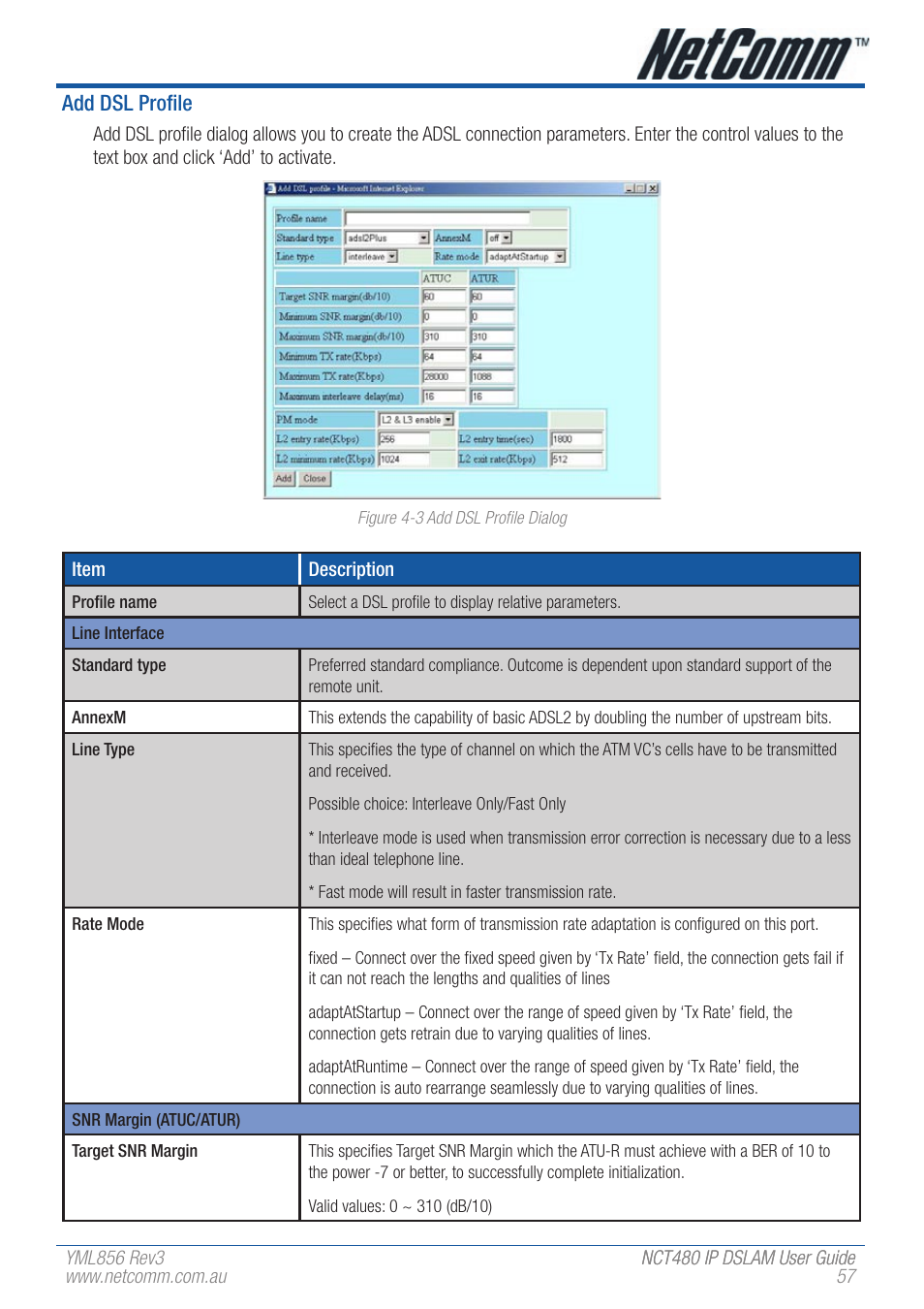 NetComm IP DSLAM NCT480 User Manual | Page 57 / 164