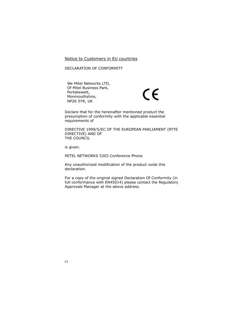 NetComm 5303 User Manual | Page 12 / 12