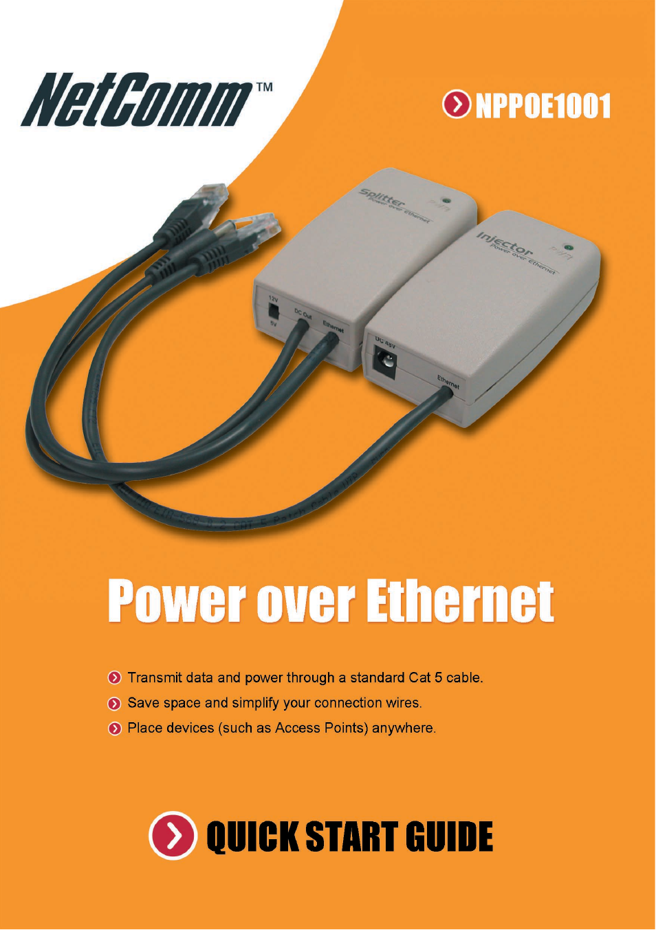 NetComm Power Over Ethernet NPPOE1001 User Manual | 16 pages