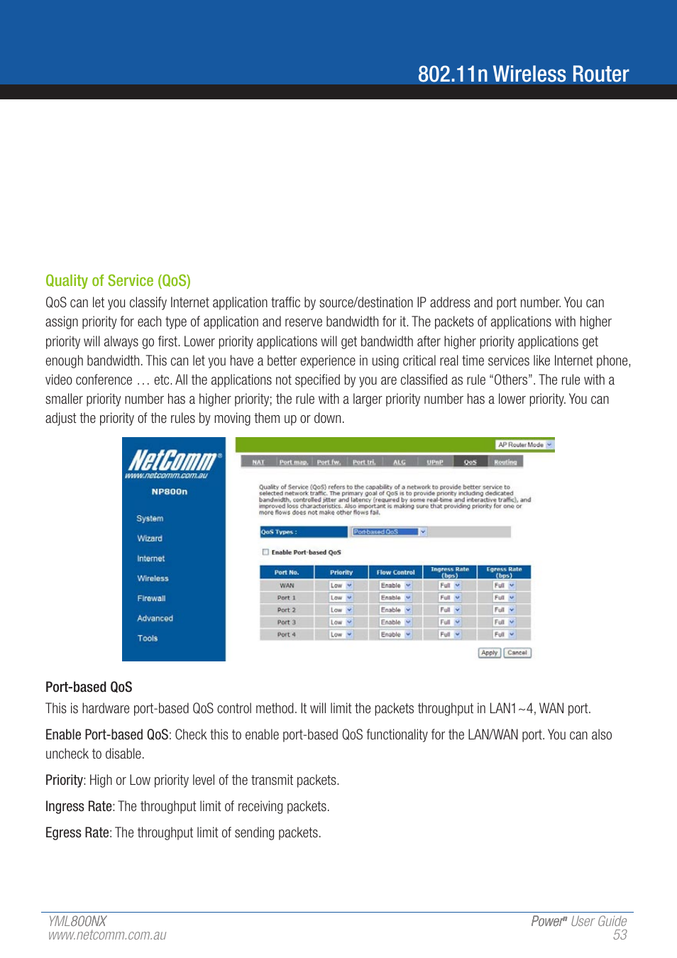 11n wireless router | NetComm 802.11 User Manual | Page 53 / 78