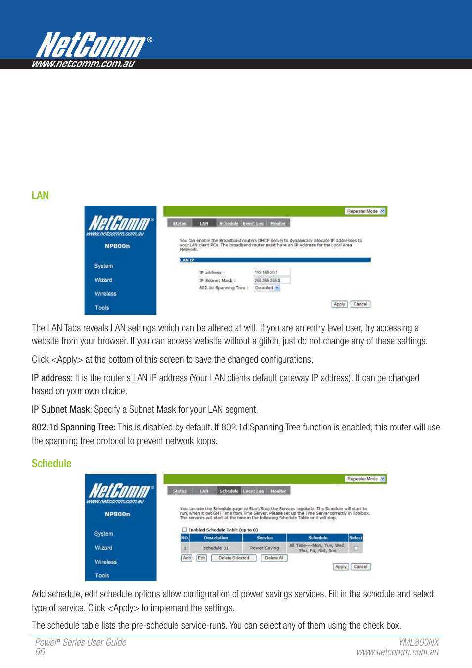 NetComm 802.11 User Manual | Page 66 / 78