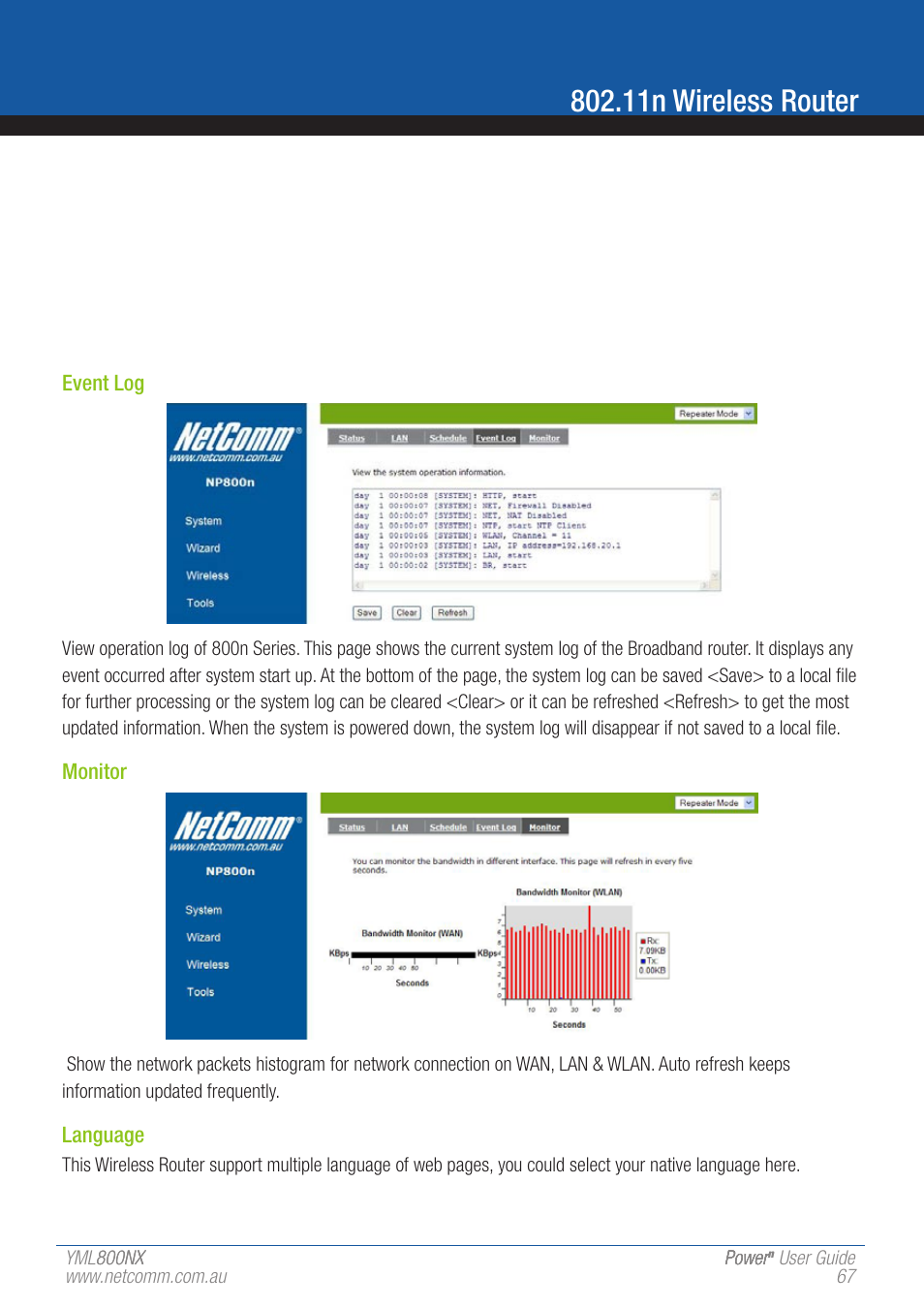 11n wireless router | NetComm 802.11 User Manual | Page 67 / 78