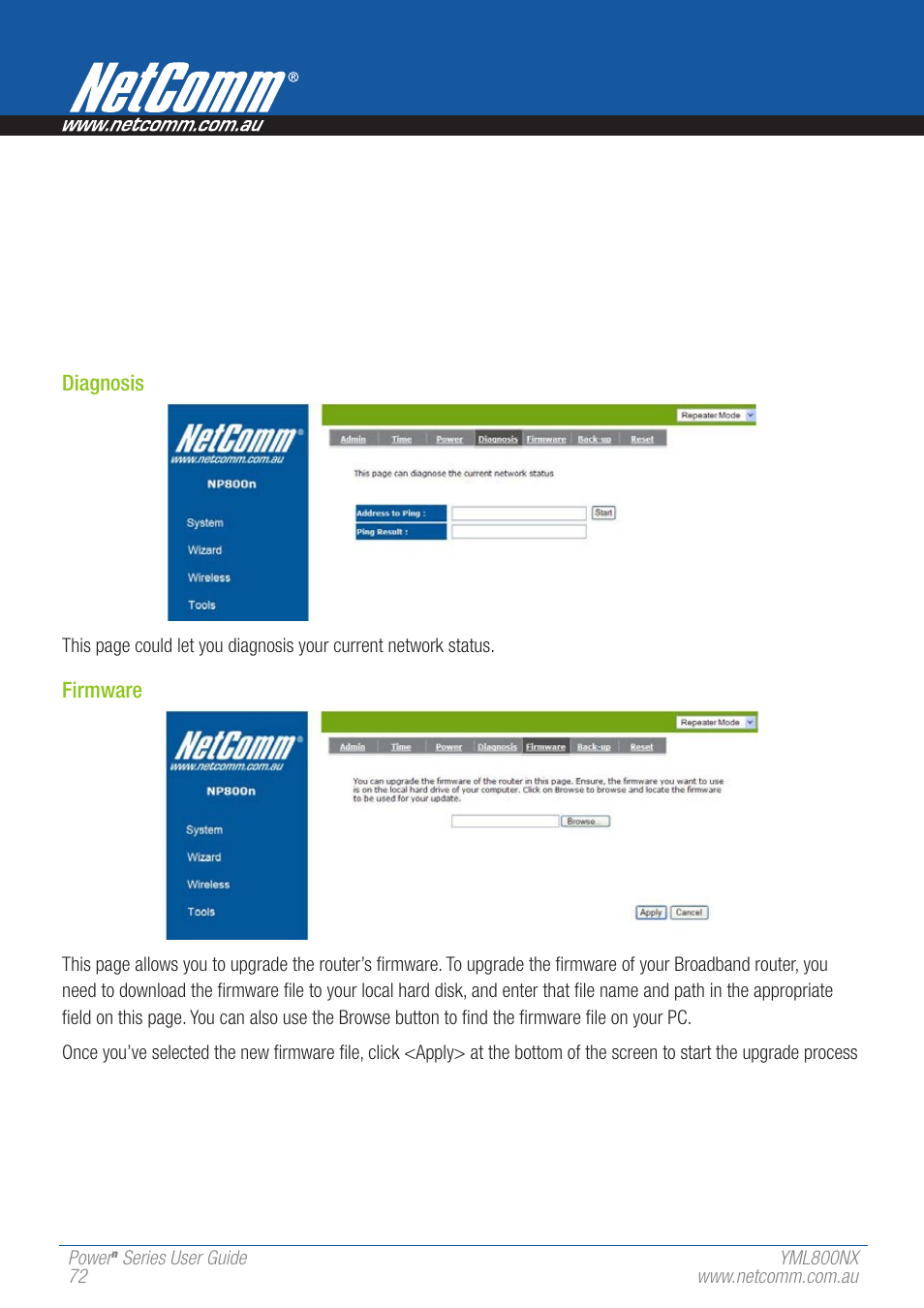 NetComm 802.11 User Manual | Page 72 / 78