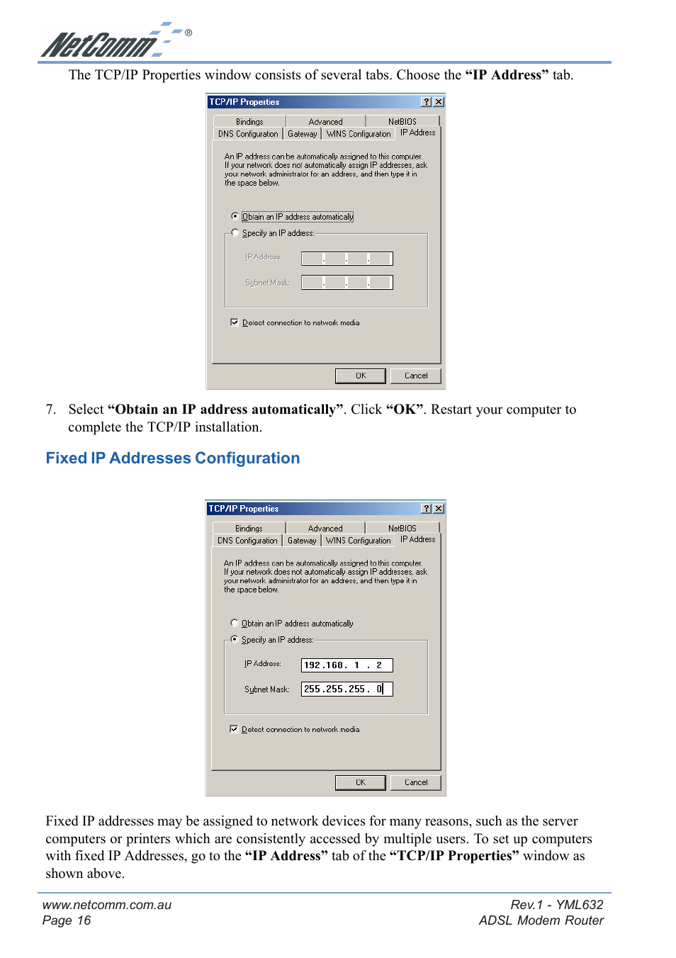 NetComm NB3300 User Manual | Page 16 / 48