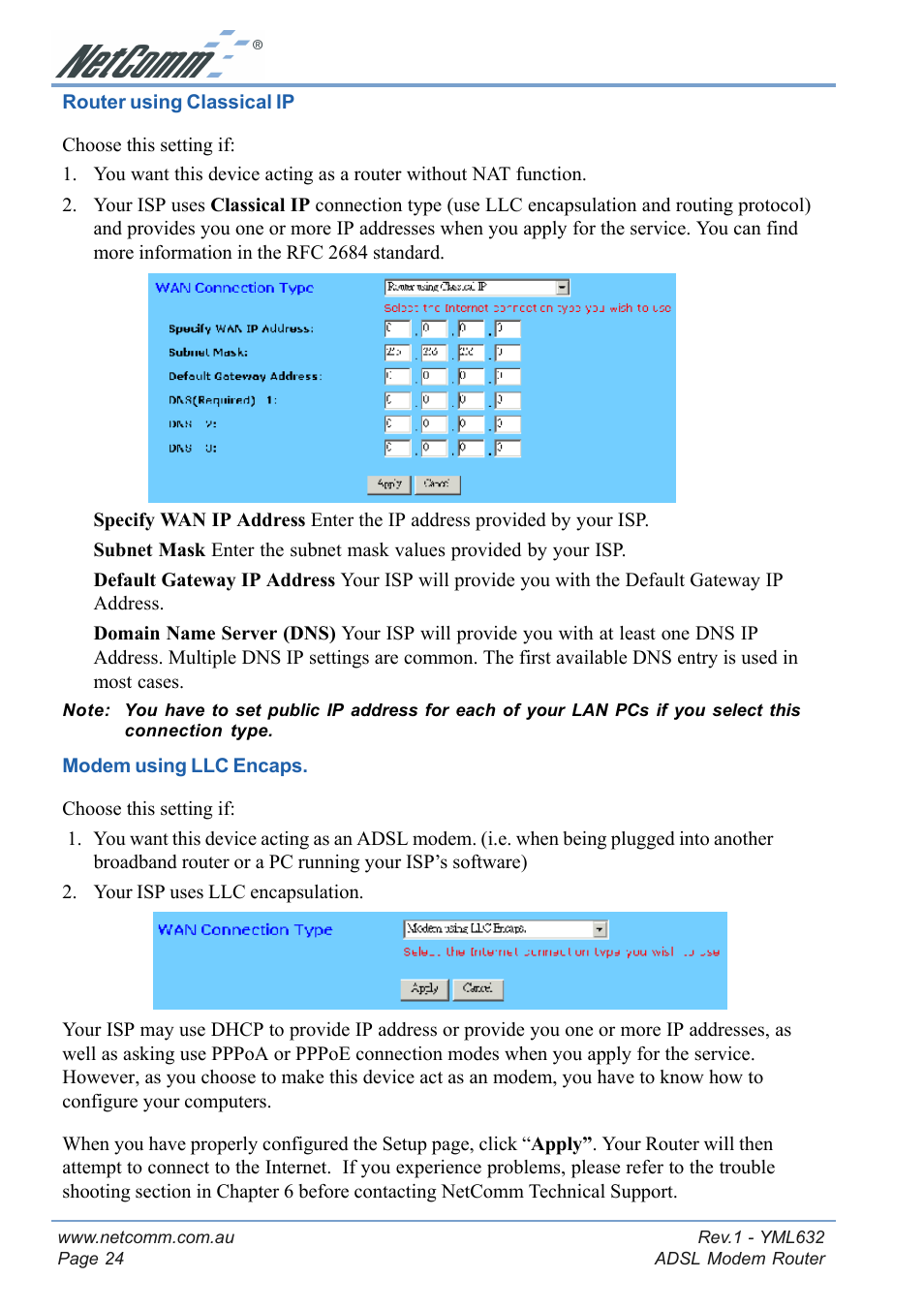 NetComm NB3300 User Manual | Page 24 / 48