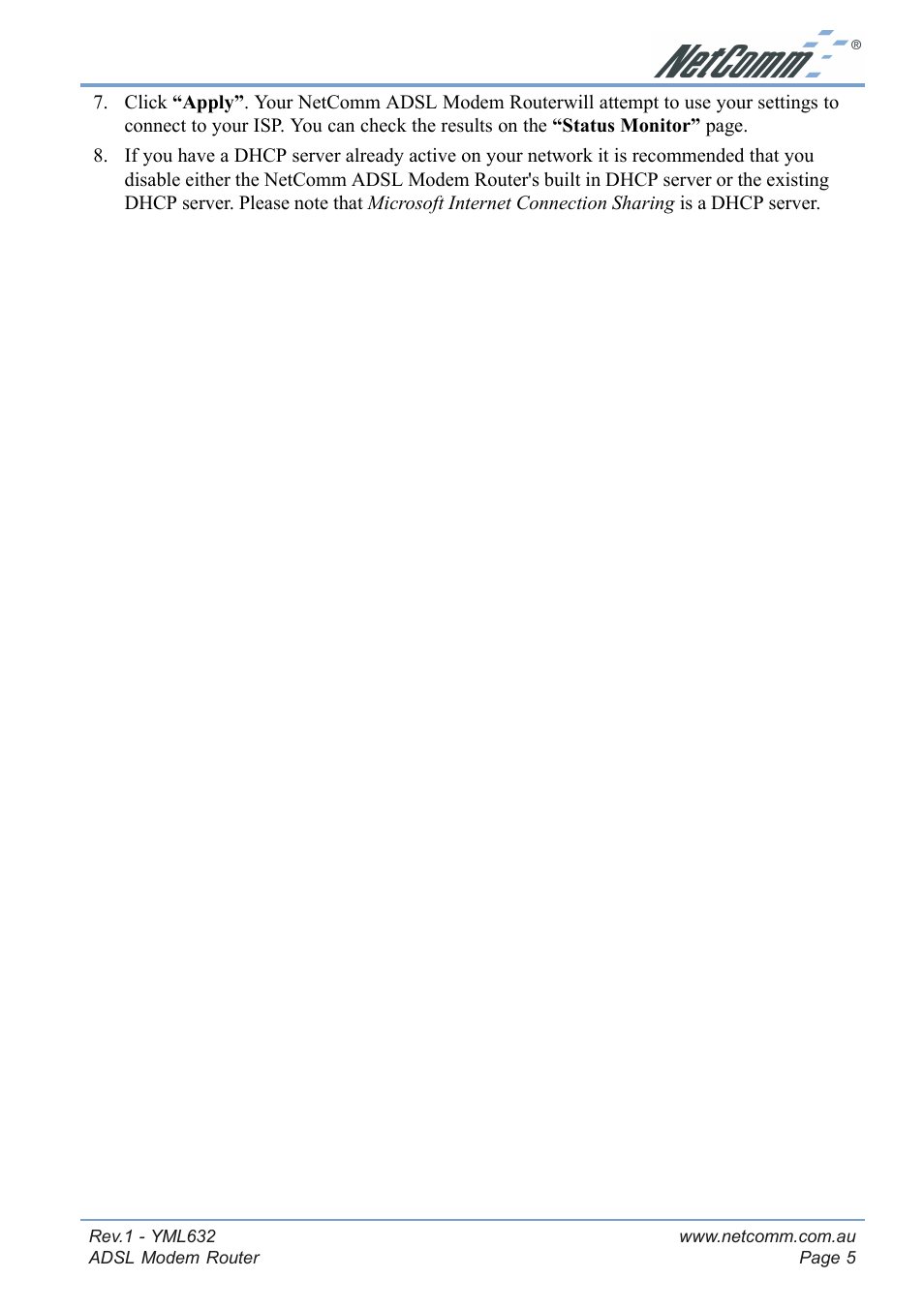 NetComm NB3300 User Manual | Page 5 / 48