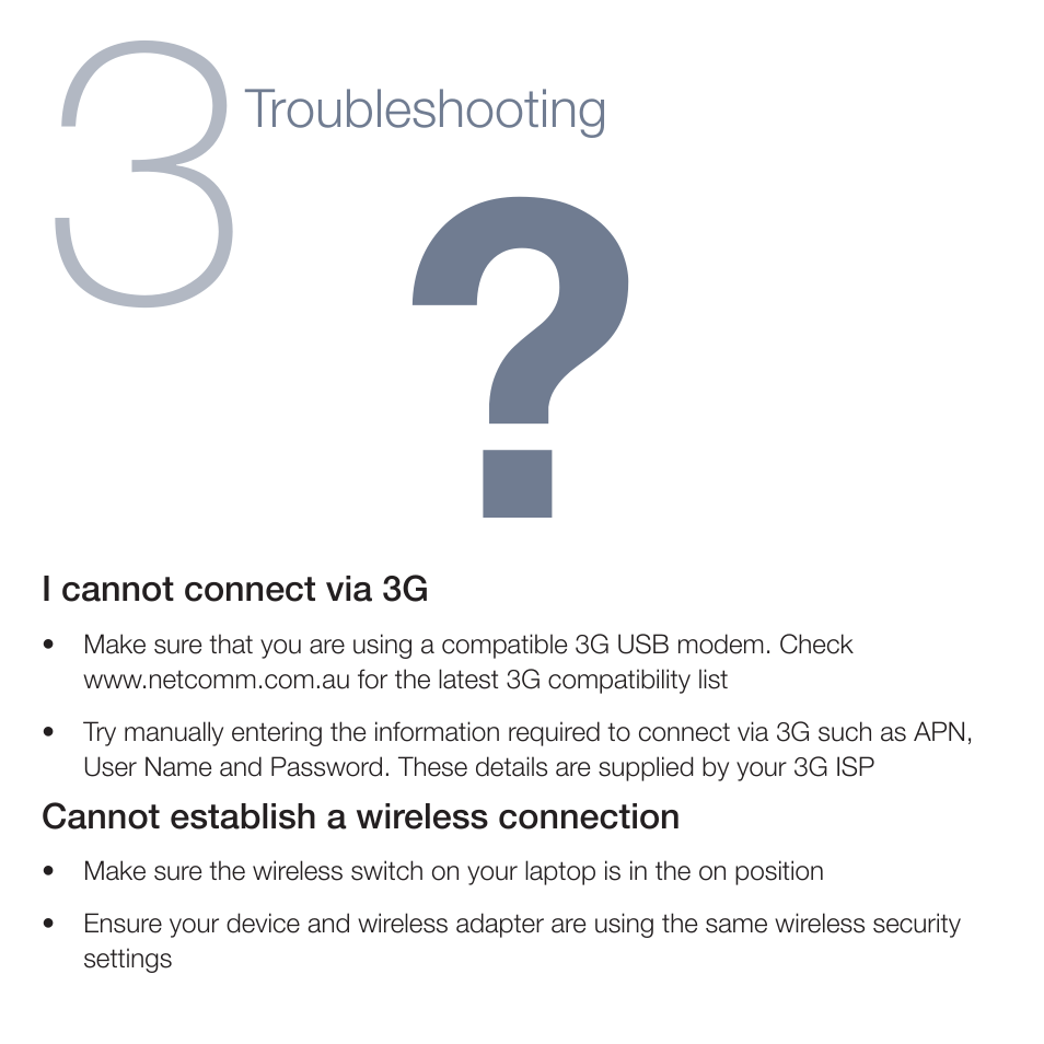 NetComm Liberty Series 3G Wireless N150 Router NP900n User Manual | Page 5 / 6