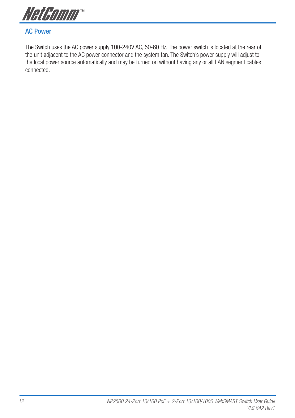 NetComm NP2500 User Manual | Page 12 / 46