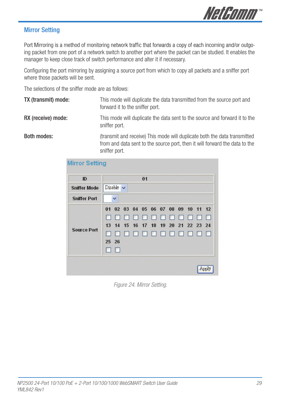 NetComm NP2500 User Manual | Page 29 / 46