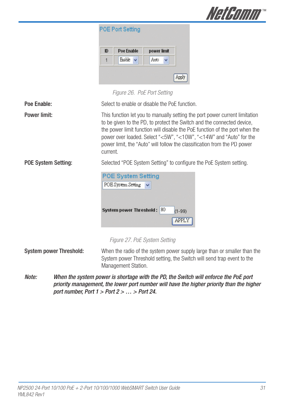 NetComm NP2500 User Manual | Page 31 / 46