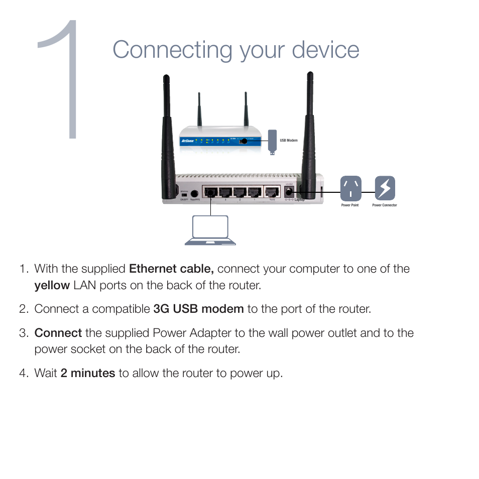 NetComm Router N300 User Manual | Page 2 / 6