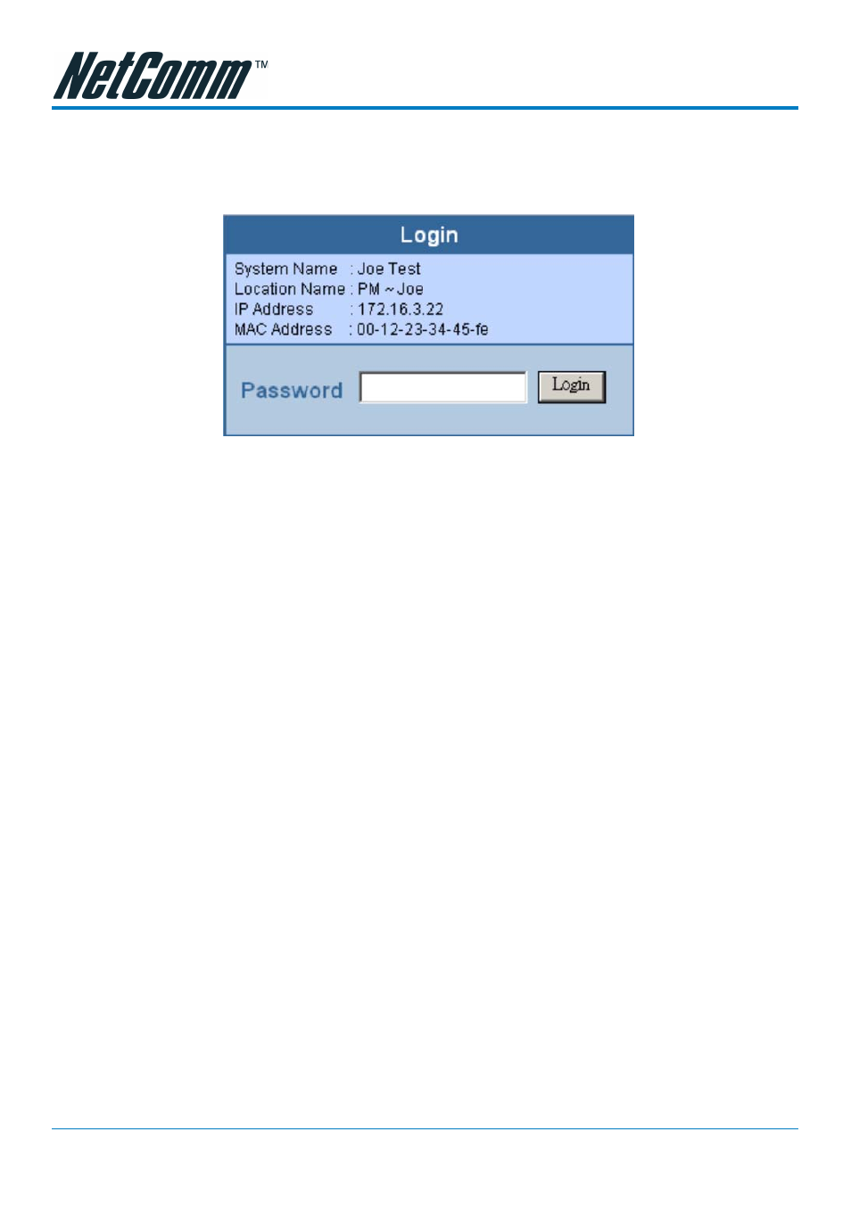 Logout, Appendix a: technical specifications | NetComm NP3024 User Manual | Page 34 / 44