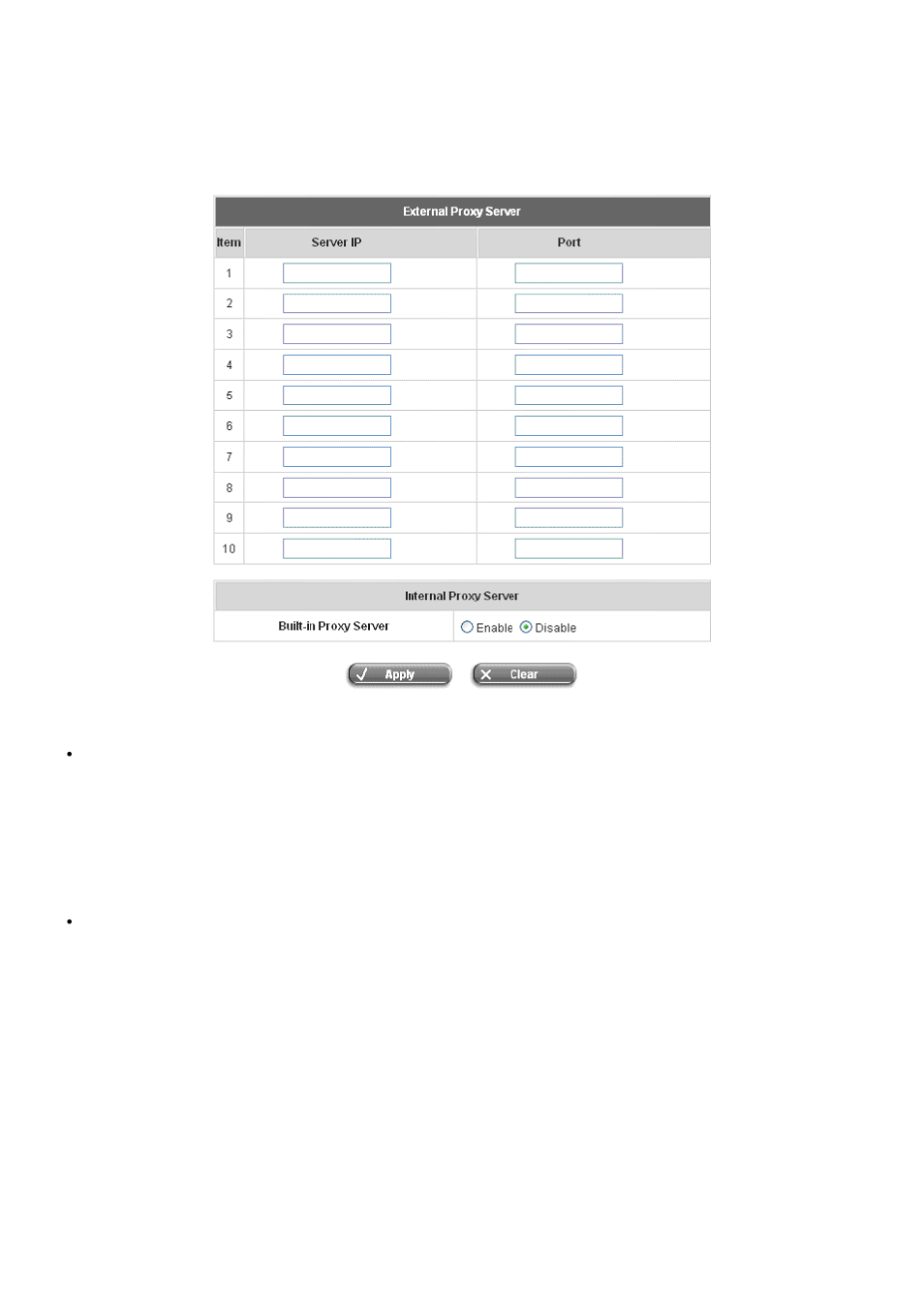 Proxy server properties | NetComm HS1100 User Manual | Page 116 / 212