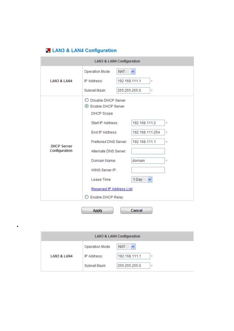 Lan3 & lan4 configuration | NetComm HS1100 User Manual | Page 32 / 212