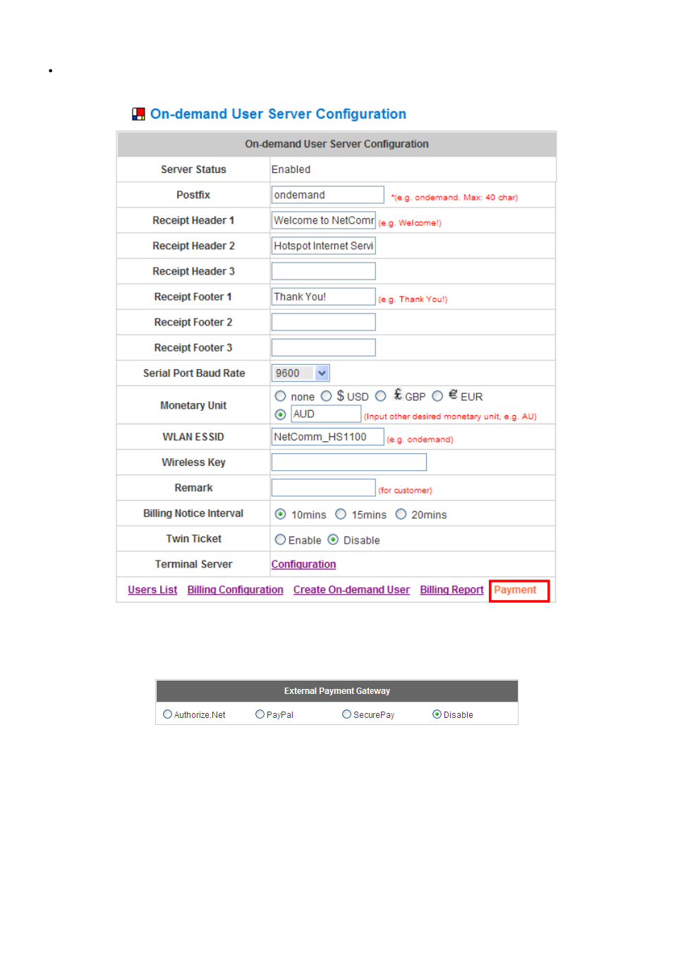 NetComm HS1100 User Manual | Page 68 / 212