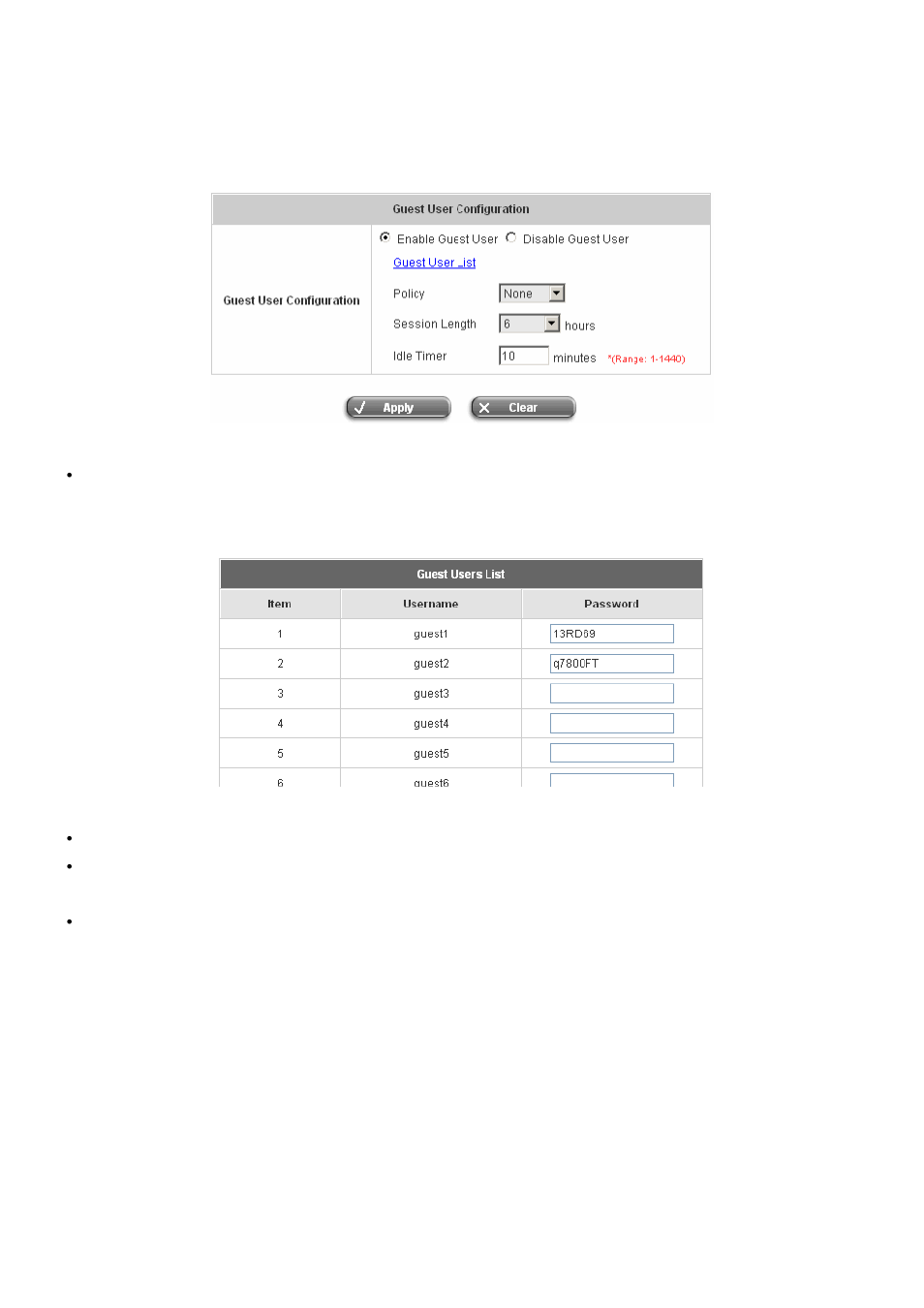 Guest user configuration | NetComm HS1100 User Manual | Page 84 / 212