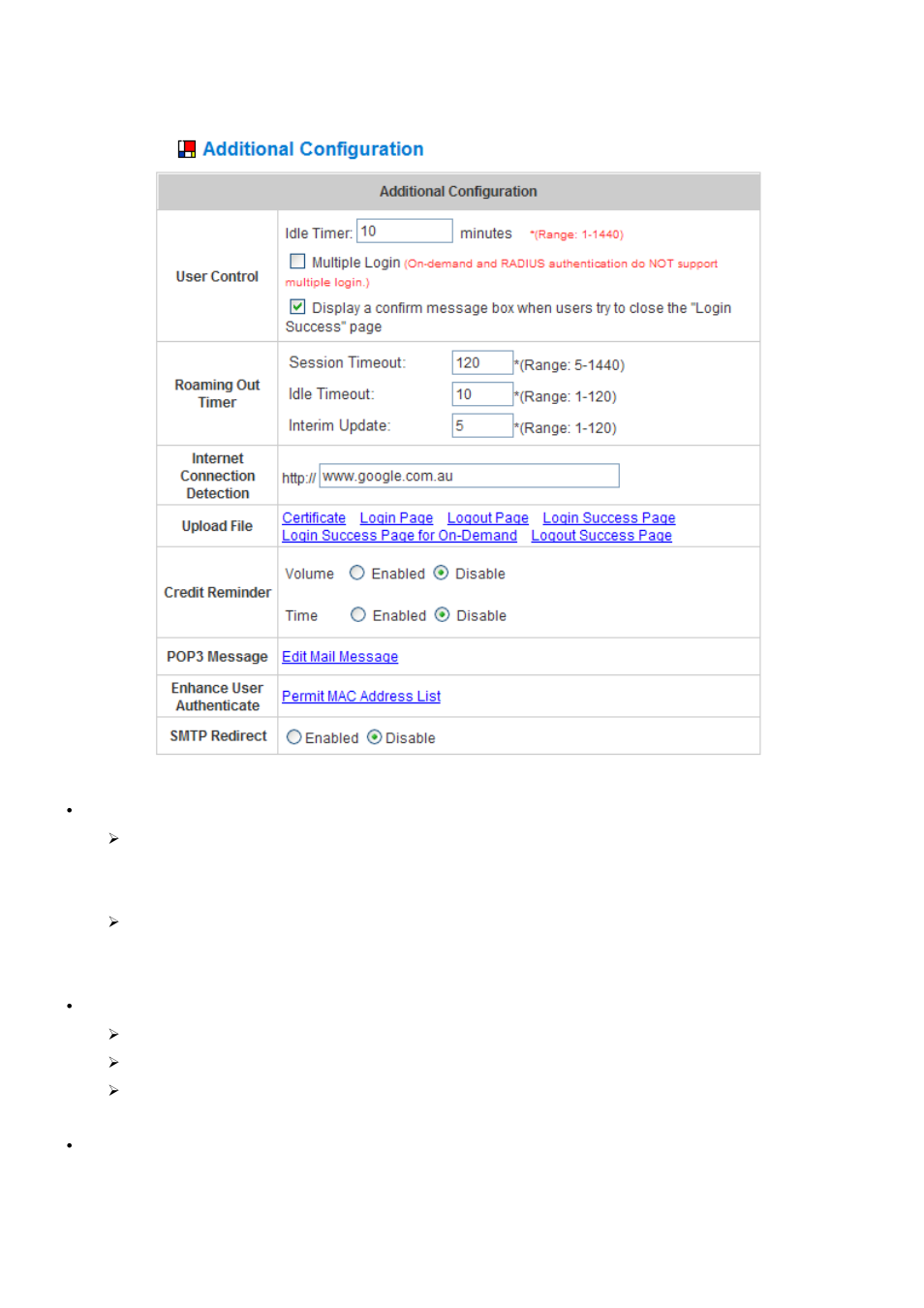 Additional configuration | NetComm HS1100 User Manual | Page 85 / 212