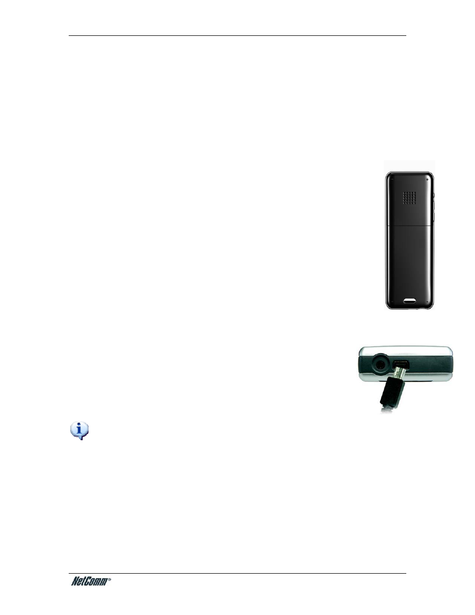 Inserting the battery into the v24w phone, Charging and powering the v24w phone, Setting up the v24w phone | NetComm V24W User Manual | Page 8 / 46