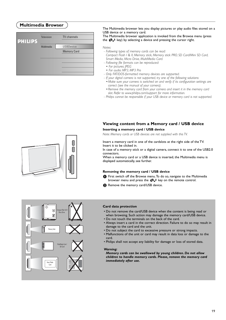 Multimedia browser | New Transducers 37PF9830/10 User Manual | Page 19 / 42