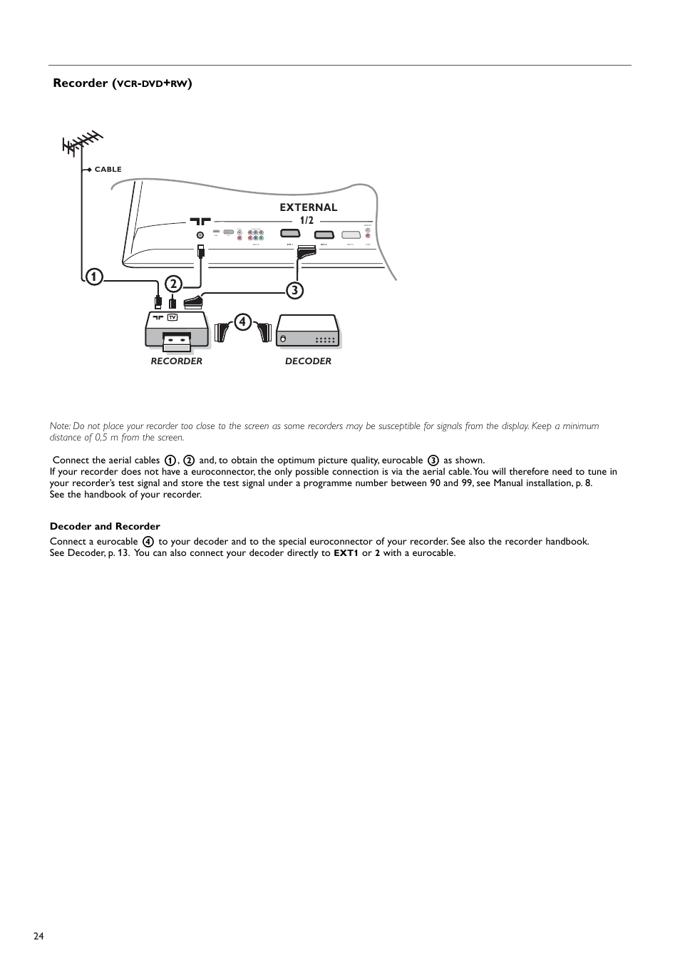 Recorder | New Transducers 37PF9830/10 User Manual | Page 24 / 42