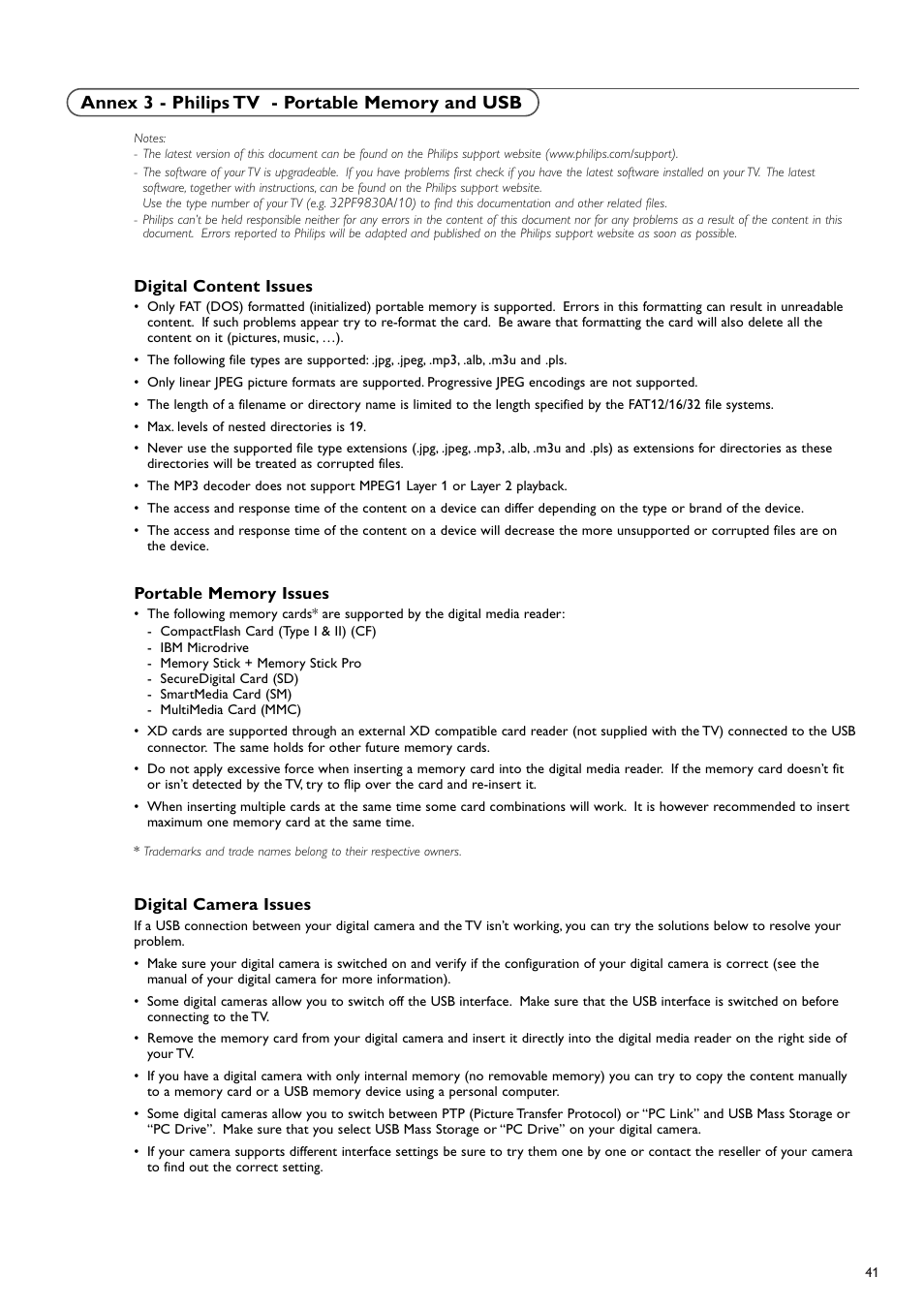 New Transducers 37PF9830/10 User Manual | Page 41 / 42