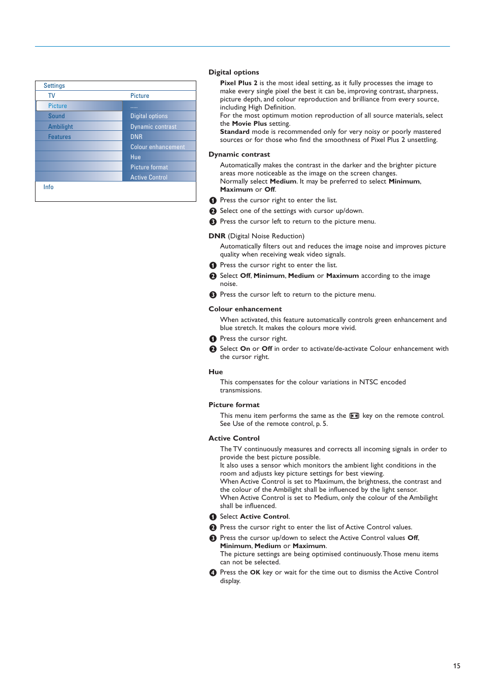 New Transducers 42PF9830/10 User Manual | Page 15 / 63