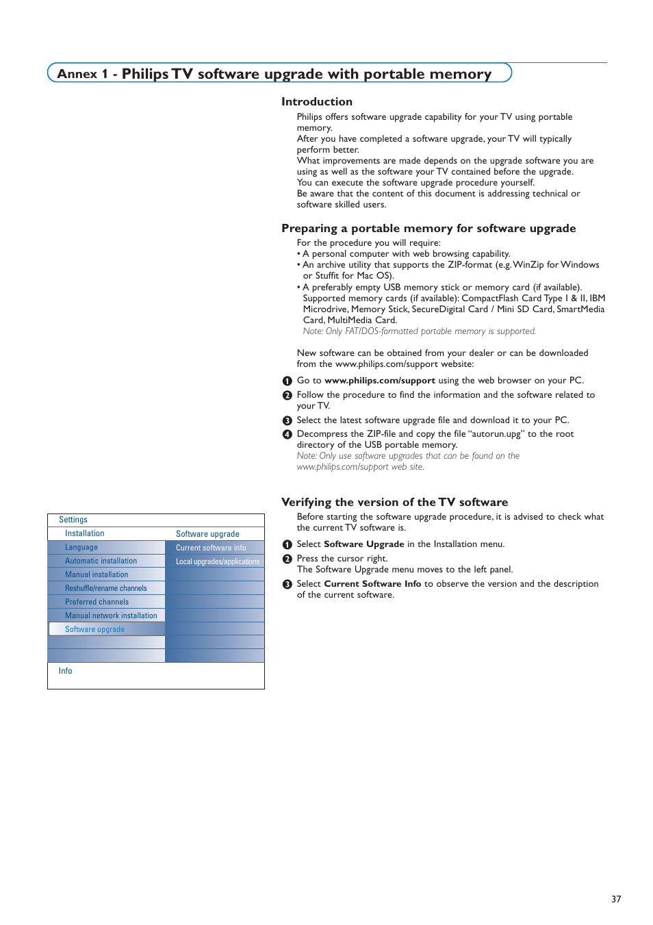 Annex 1 | New Transducers 42PF9830/10 User Manual | Page 37 / 63