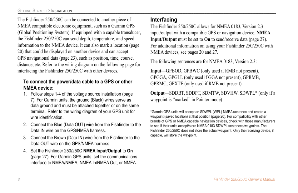 Interfacing | New Transducers 250C User Manual | Page 12 / 46