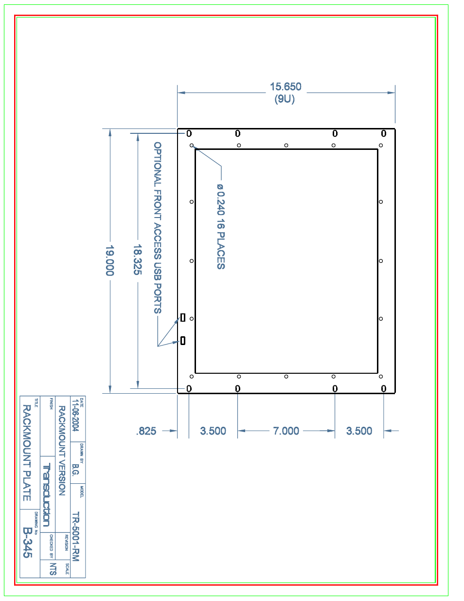 B-345 | New Transducers TR-5001 User Manual | Page 101 / 105