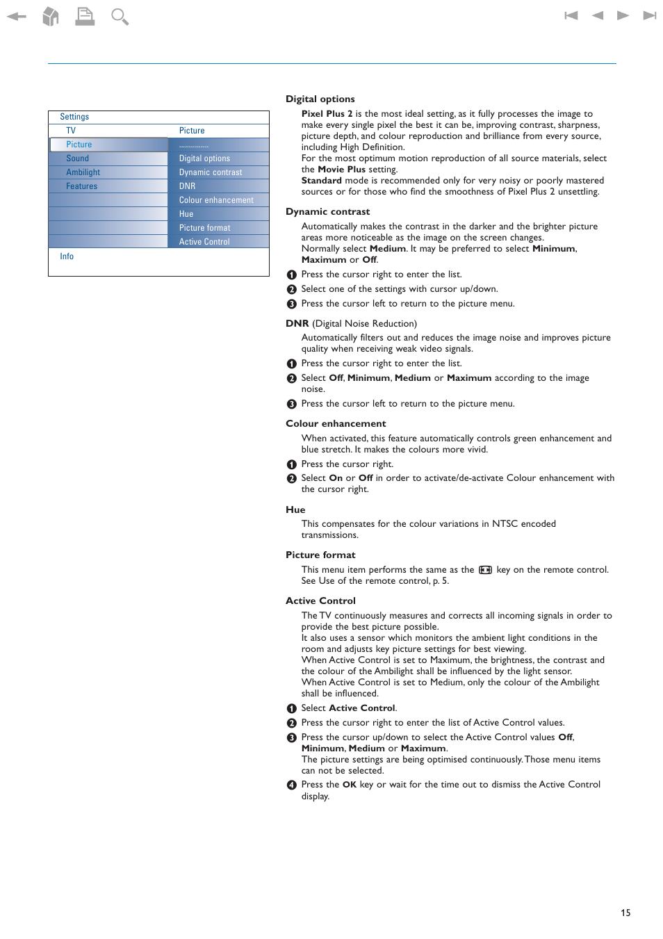 New Transducers 42PF9830/93 User Manual | Page 15 / 42