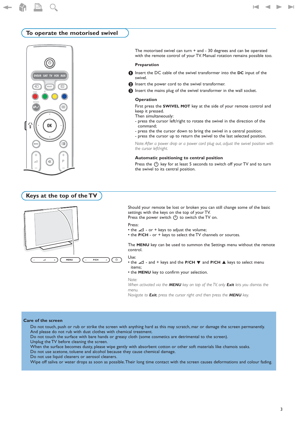 New Transducers 42PF9830/93 User Manual | Page 3 / 42