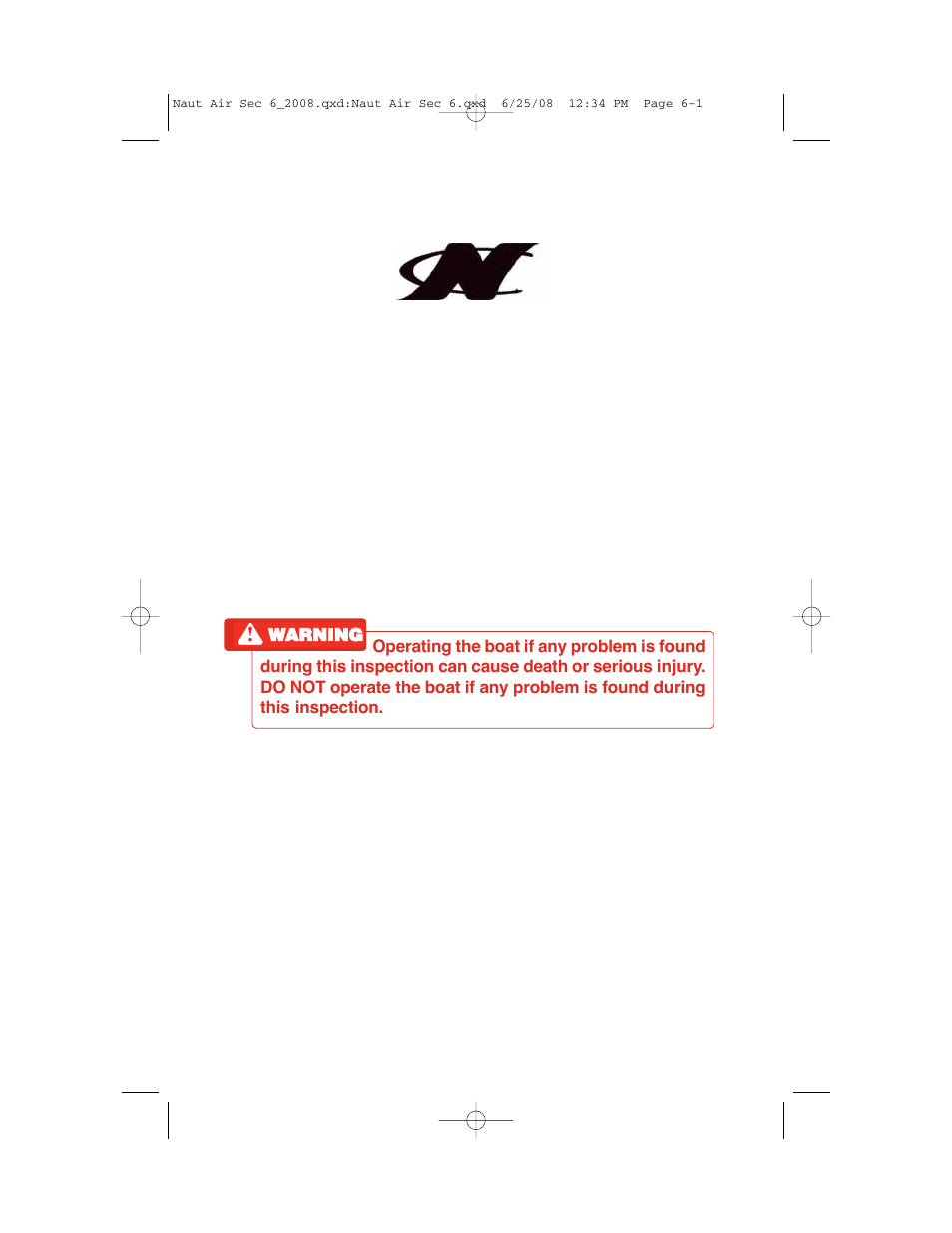 Naut air sec 6_2008.pdf | Nautique aire crossover User Manual | Page 135 / 200
