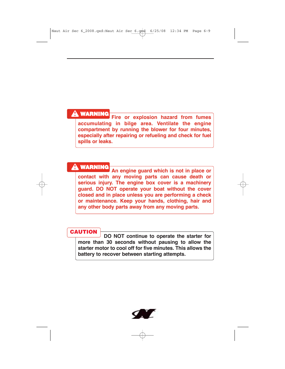 Getting underway | Nautique aire crossover User Manual | Page 143 / 200