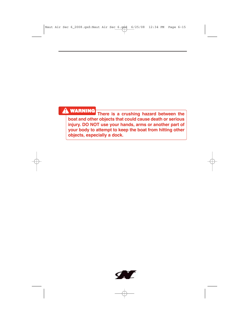 Getting underway stopping, Docking | Nautique aire crossover User Manual | Page 149 / 200