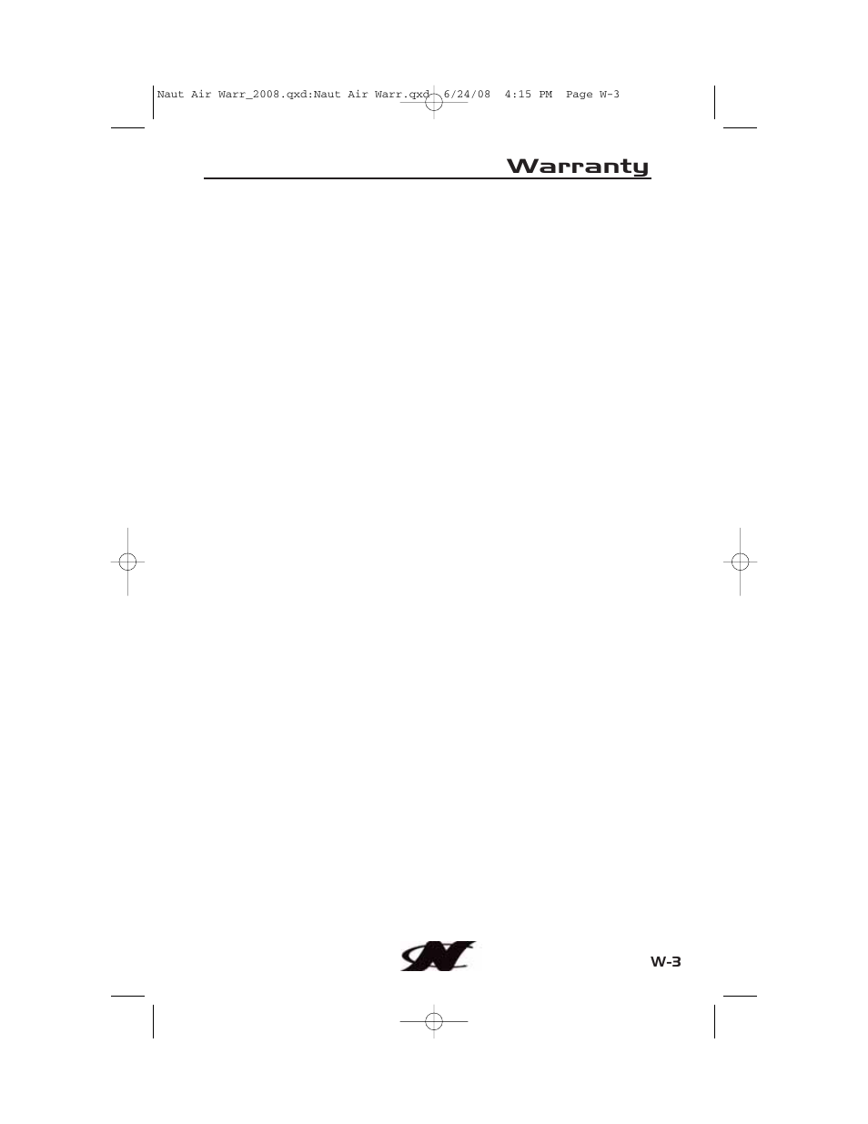 Warranty | Nautique aire crossover User Manual | Page 195 / 200
