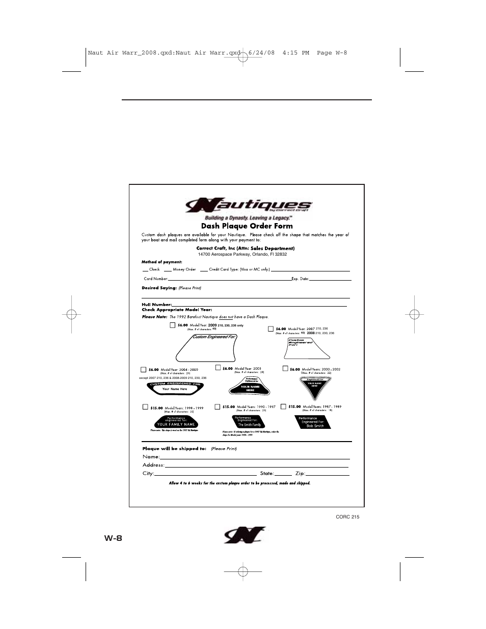 Nautique aire crossover User Manual | Page 200 / 200