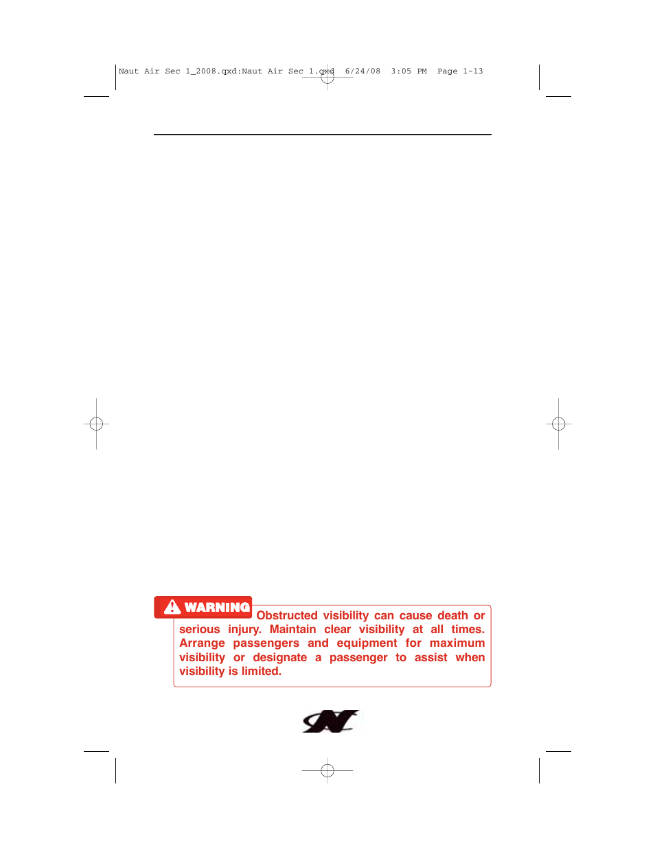 Nautique aire crossover User Manual | Page 23 / 200