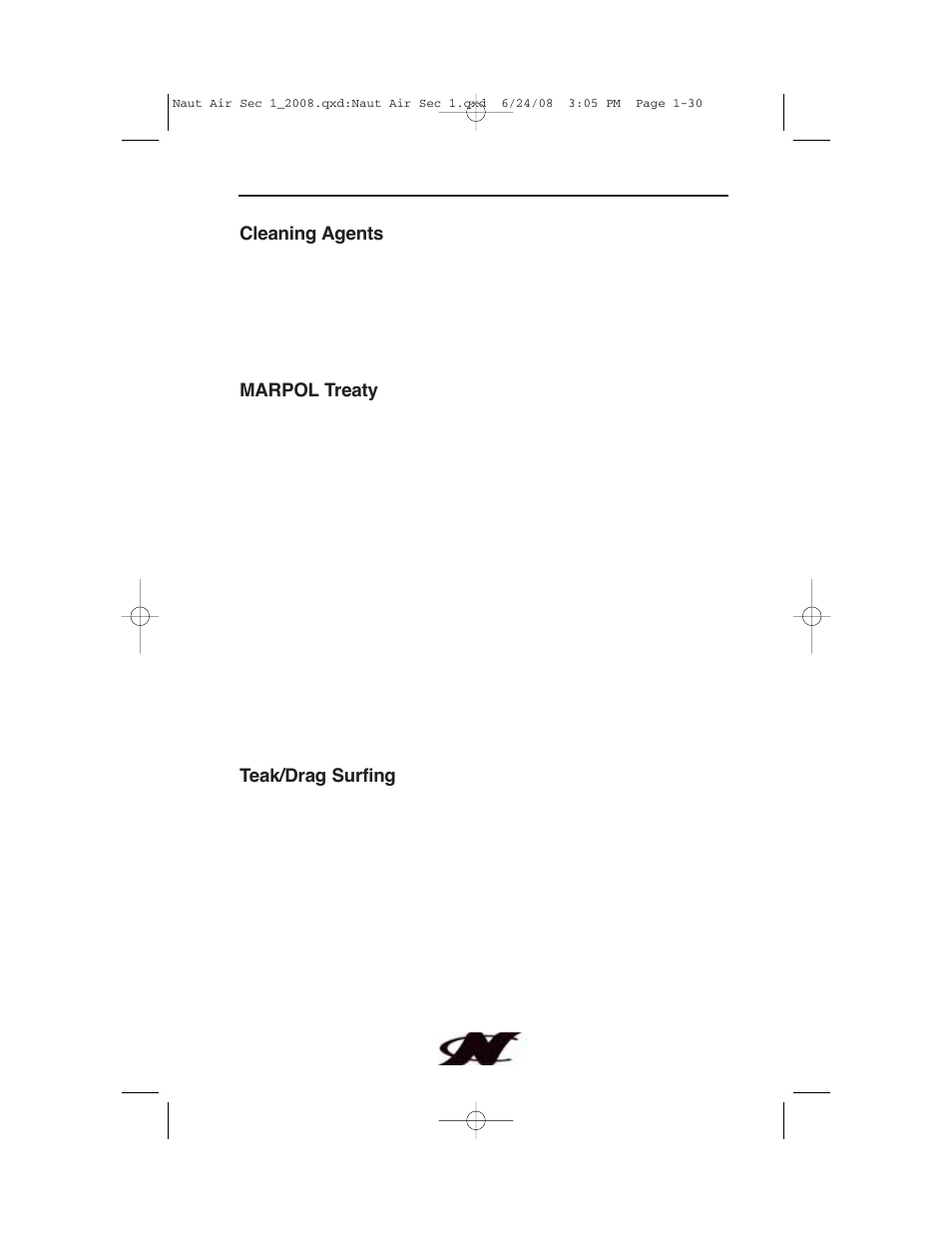 Watersport safety | Nautique aire crossover User Manual | Page 40 / 200