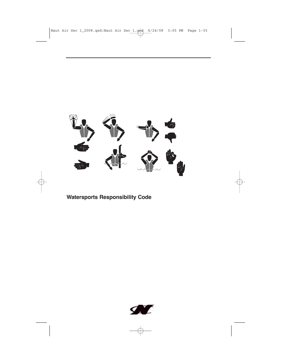 Boating safety | Nautique aire crossover User Manual | Page 45 / 200