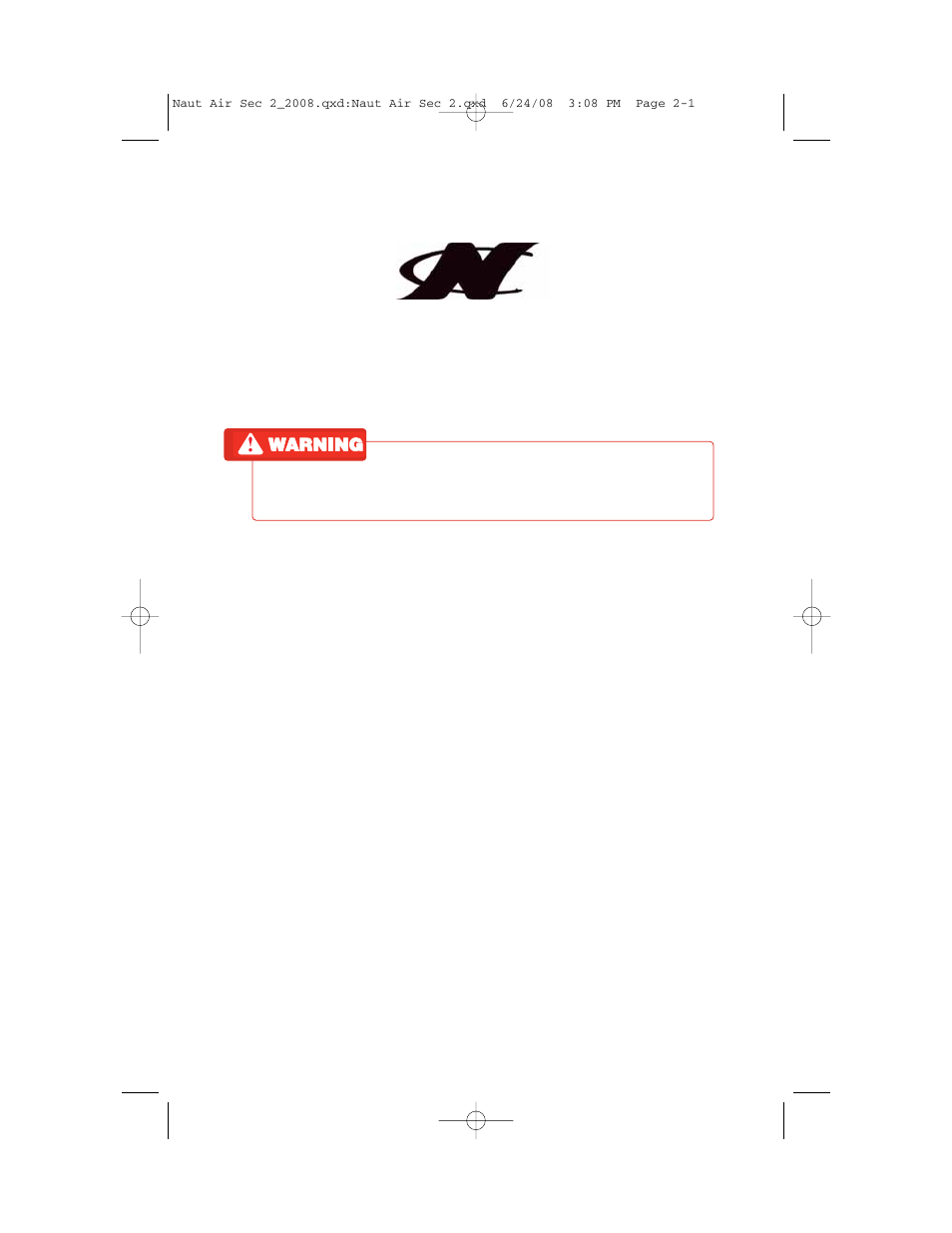 Naut air sec 2_2008.pdf | Nautique aire crossover User Manual | Page 47 / 200