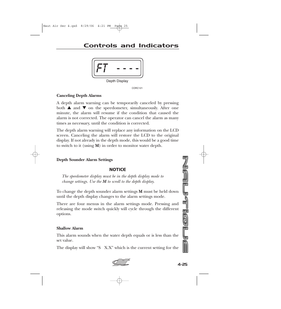 Controls and indicators | Nautique 220 User Manual | Page 100 / 198