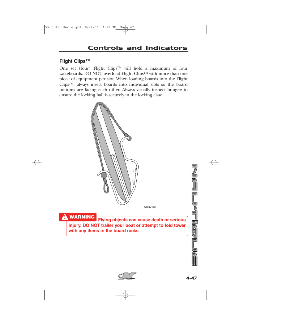 Controls and indicators | Nautique 220 User Manual | Page 122 / 198