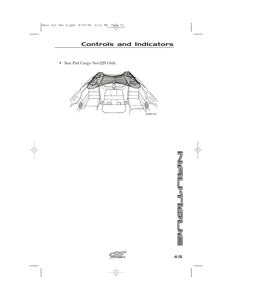 Controls and indicators | Nautique 220 User Manual | Page 126 / 198