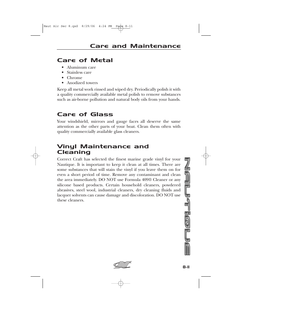 Nautique 220 User Manual | Page 166 / 198