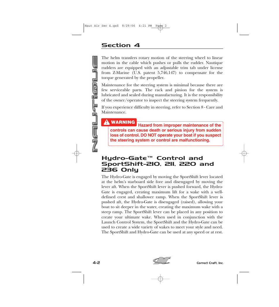 Nautique 220 User Manual | Page 77 / 198