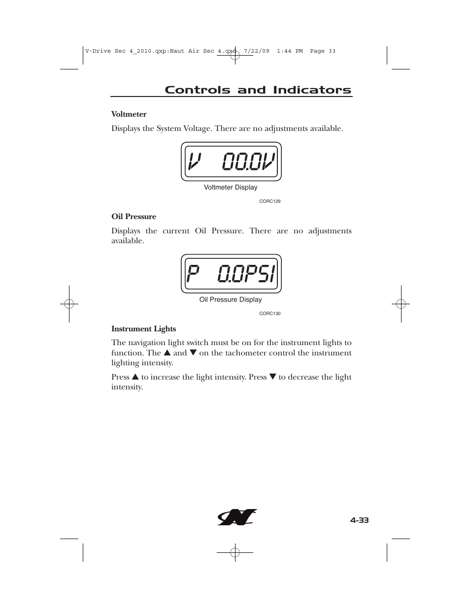 Controls and indicators | Nautique 230 User Manual | Page 109 / 248