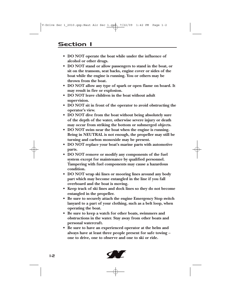 Nautique 230 User Manual | Page 12 / 248