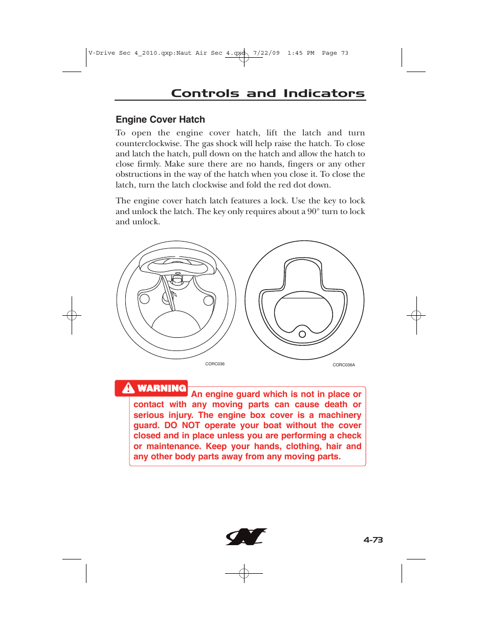 Controls and indicators | Nautique 230 User Manual | Page 149 / 248