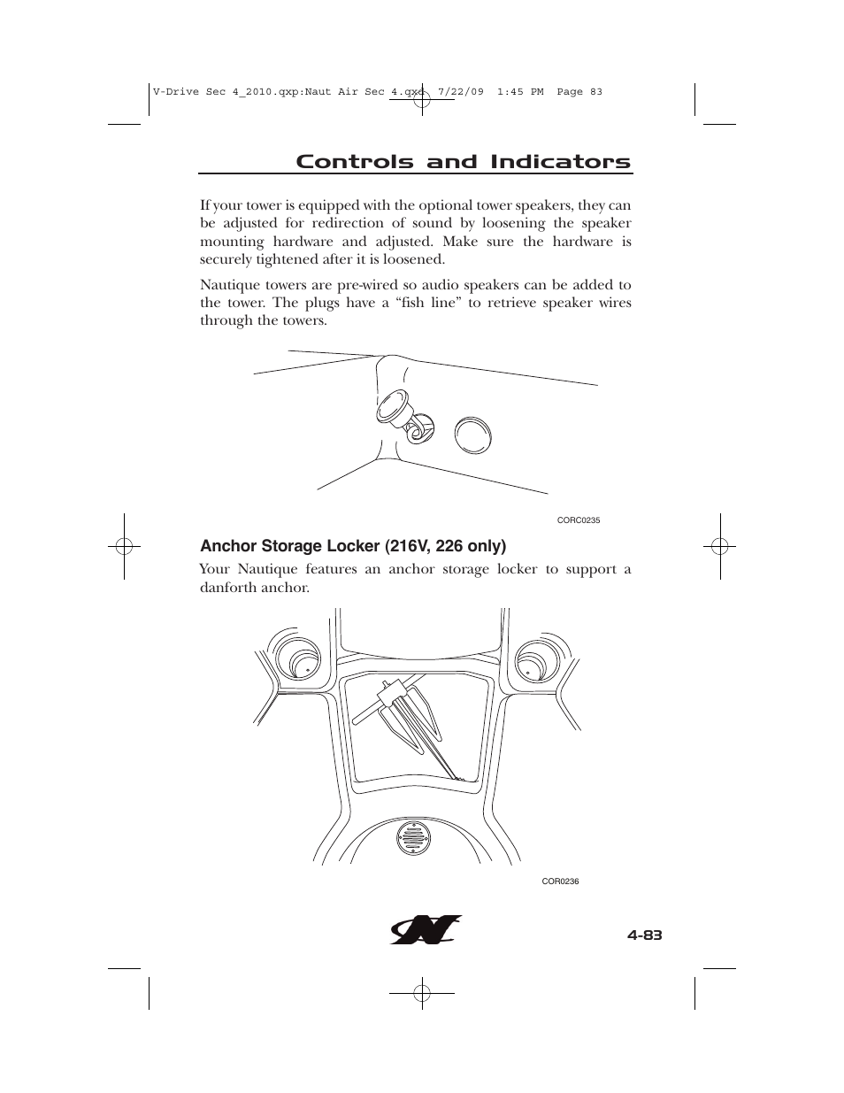 Controls and indicators | Nautique 230 User Manual | Page 159 / 248